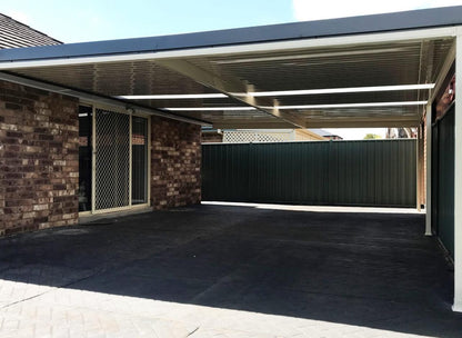 Flat Roof Carport- 9m (L) x 6m (W)