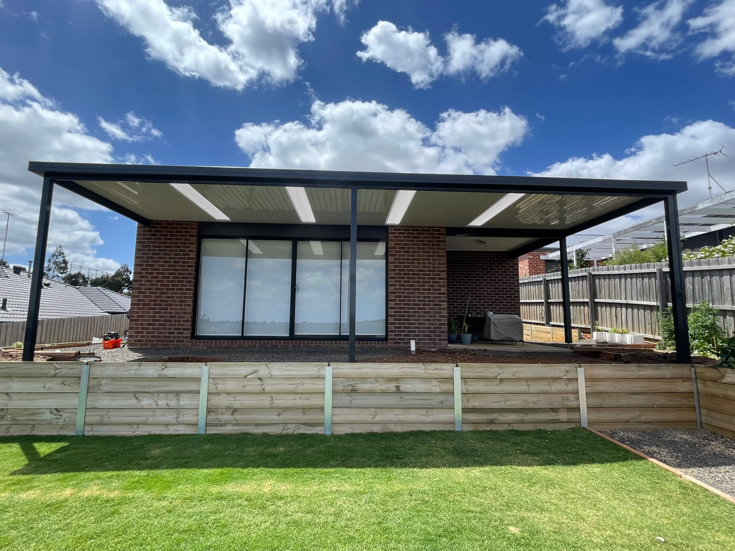 Attached, Flat Patio Roof- 3m x3m