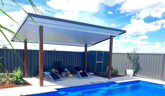 Poolside Pavilion Free Standing 5M (L) x 4M (W)